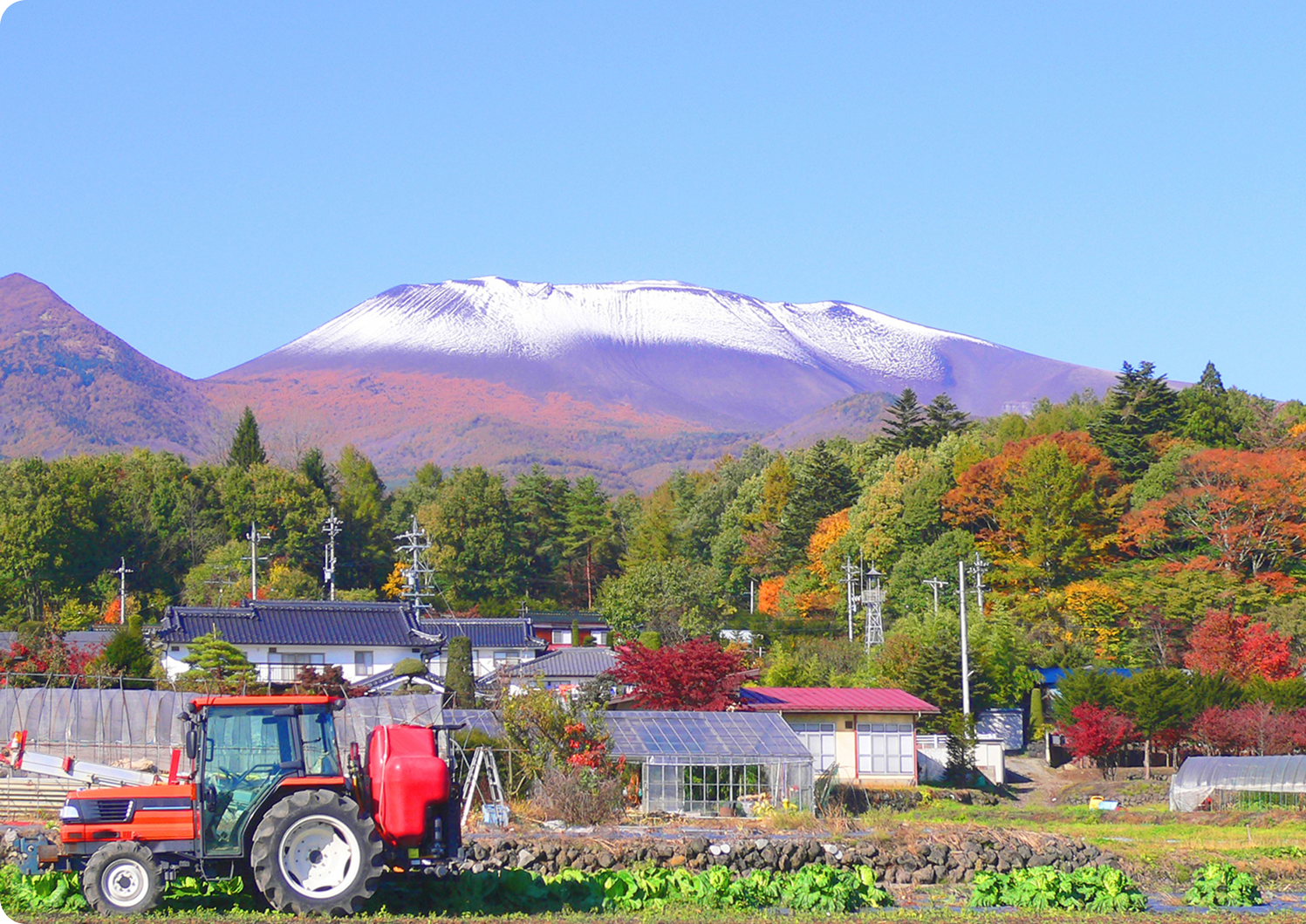 御代田町の風景